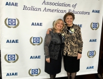 # 11 - AIAE Gala 2016 Board member Nancy Indelicato with mrs. Matilda Raffa Cuomo